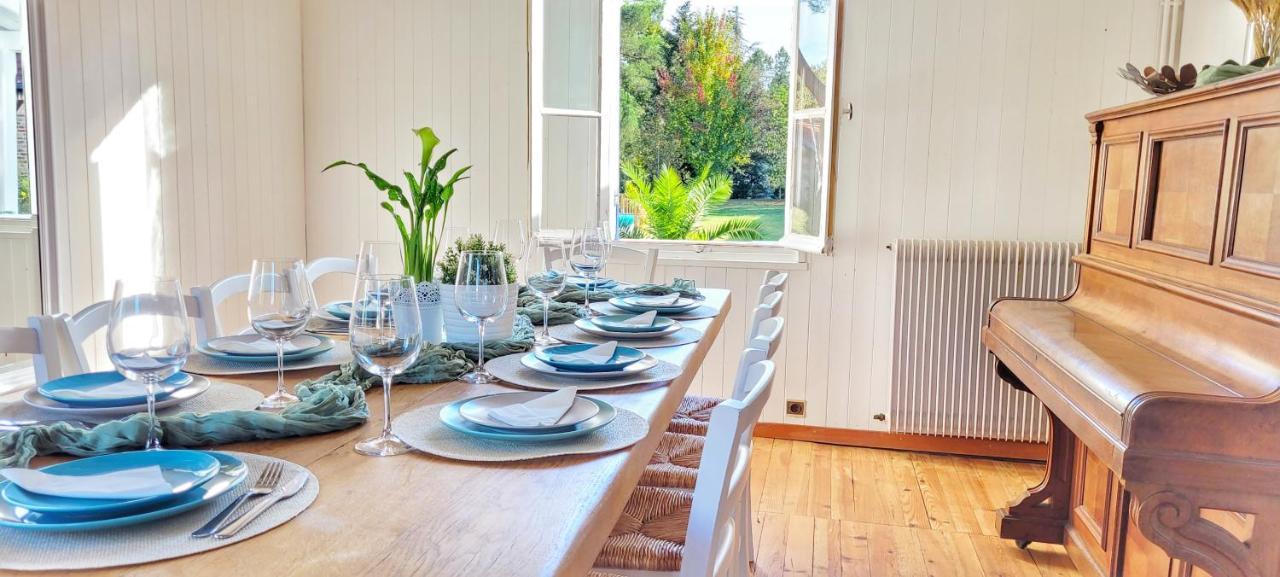 Charmante Maison Dans Les Landes X 10 Avec Piscine Et Salle D Escalade Lue Buitenkant foto