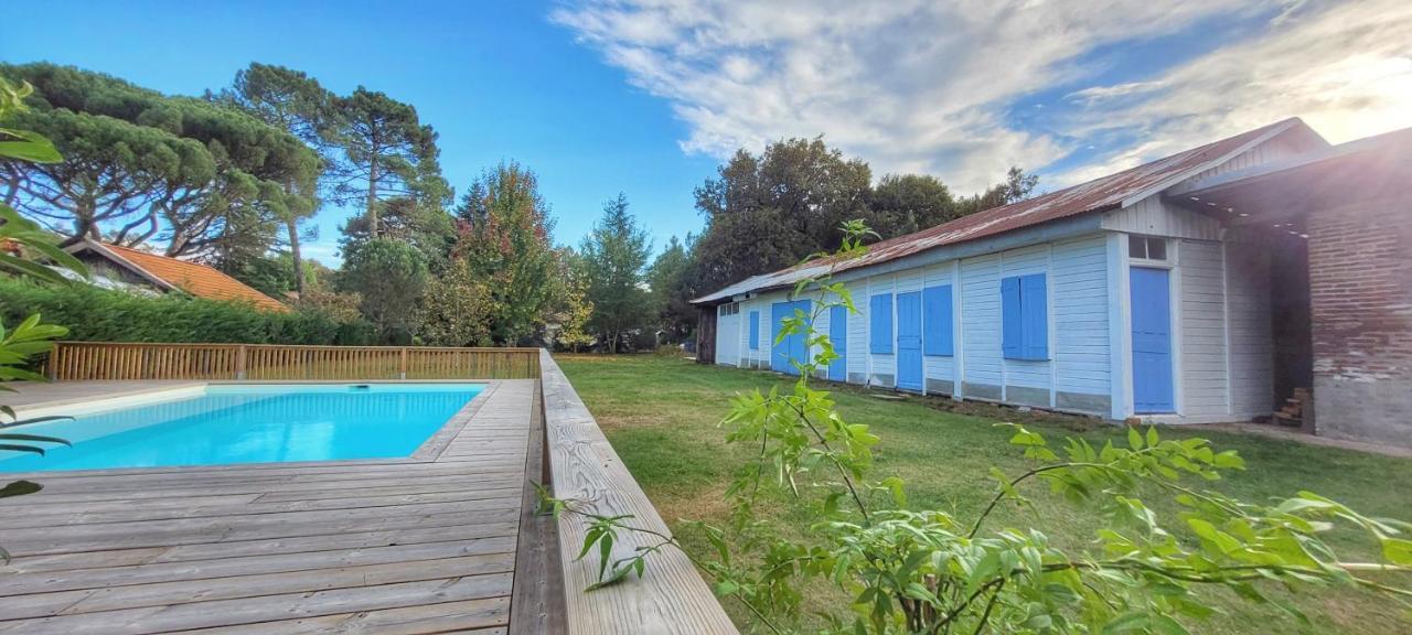 Charmante Maison Dans Les Landes X 10 Avec Piscine Et Salle D Escalade Lue Buitenkant foto