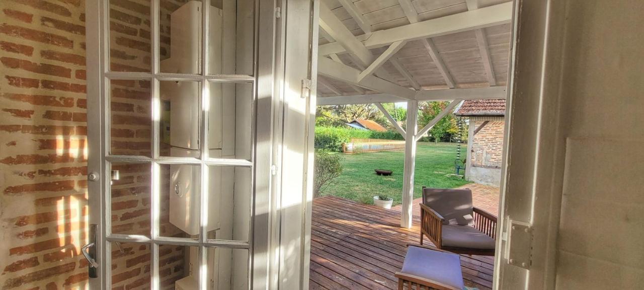 Charmante Maison Dans Les Landes X 10 Avec Piscine Et Salle D Escalade Lue Buitenkant foto