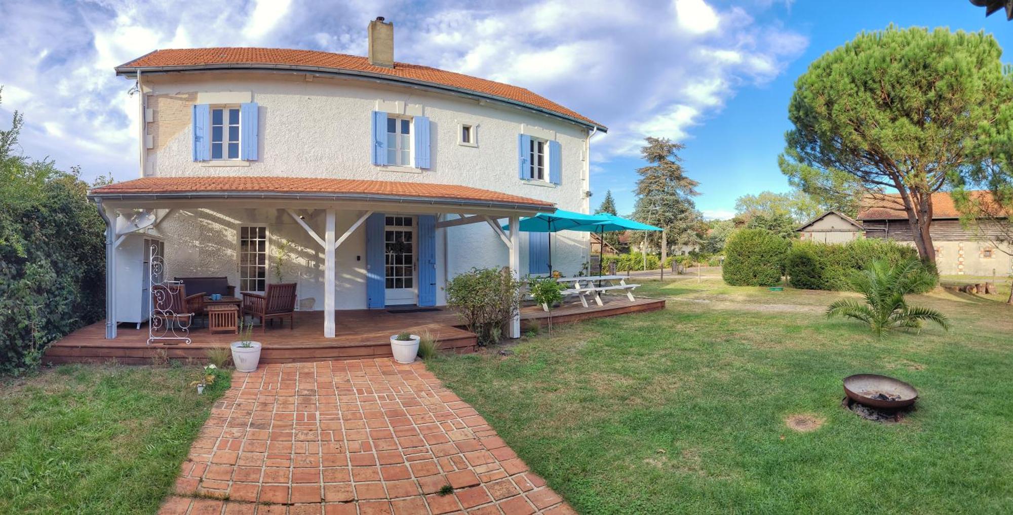 Charmante Maison Dans Les Landes X 10 Avec Piscine Et Salle D Escalade Lue Buitenkant foto