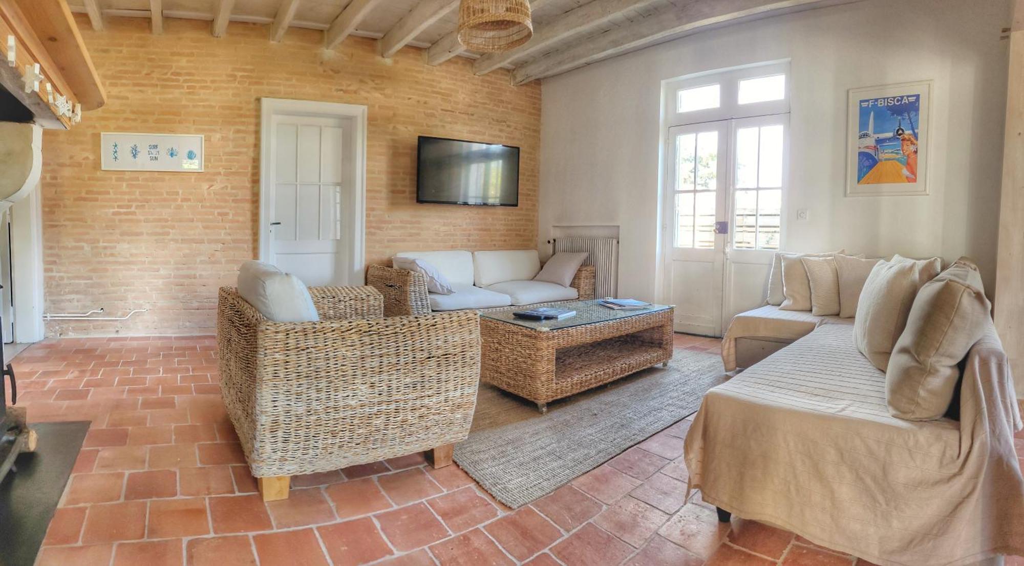 Charmante Maison Dans Les Landes X 10 Avec Piscine Et Salle D Escalade Lue Buitenkant foto