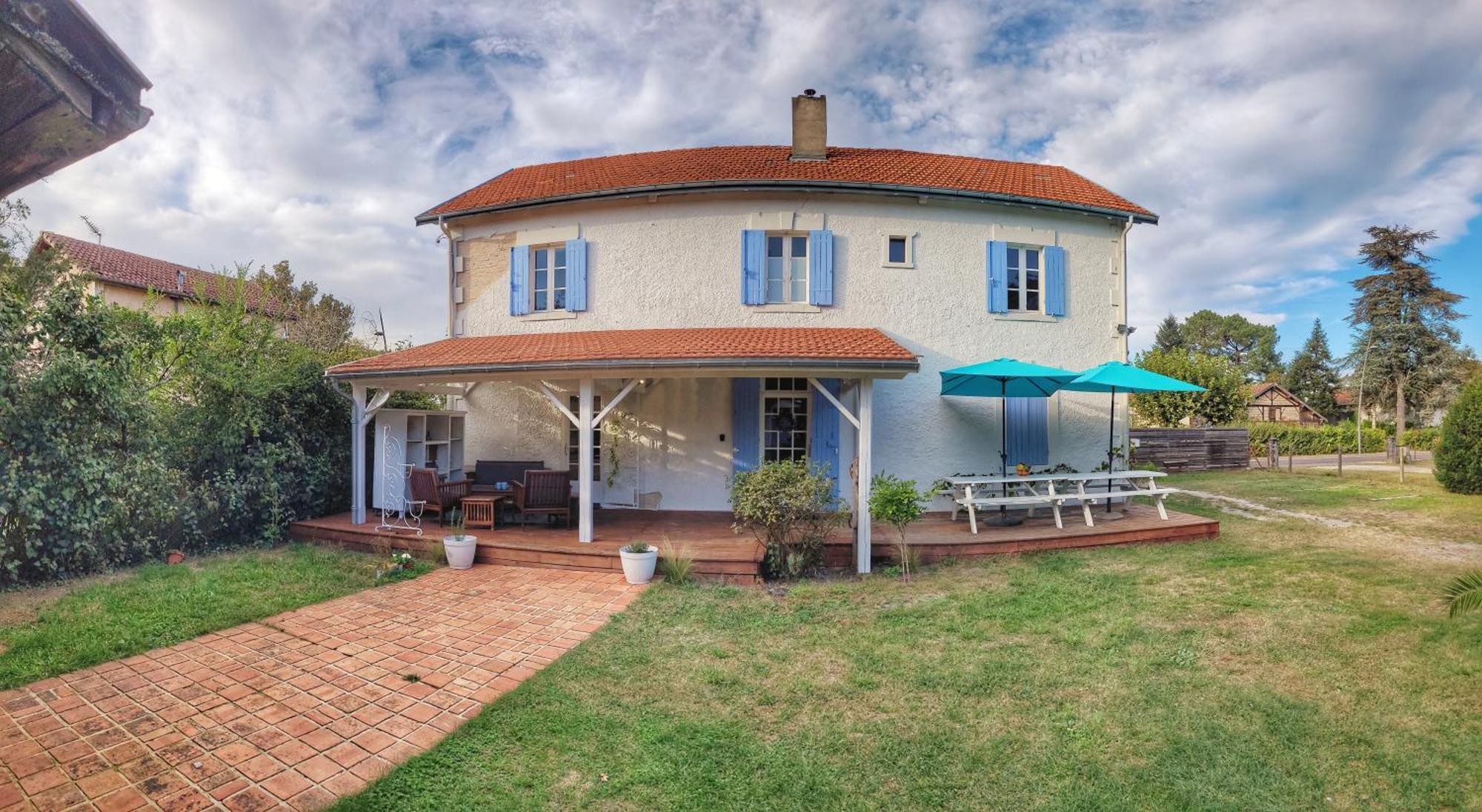 Charmante Maison Dans Les Landes X 10 Avec Piscine Et Salle D Escalade Lue Buitenkant foto